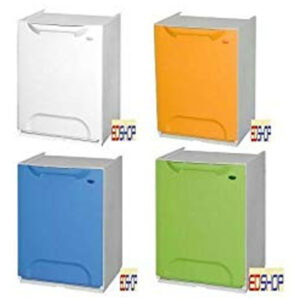 4 Unità x 14 litri Multicolore in polipropilene 305 x 265 x 410 Art Plast Kit 4 Secchi per raccolta differenziata 